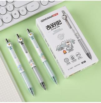 去野吧小熊CS0.5配RS09按动中性笔