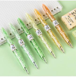 茶研3支装CS0.5配RS09按动中性笔