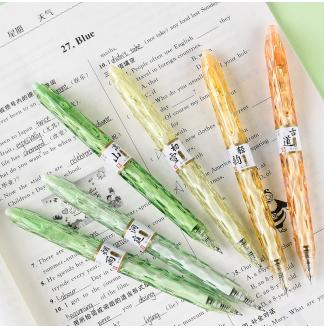 茶研3支装CS0.5配RS09按动中性笔