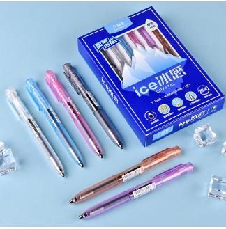 万品荟冰感太空舱大容量CS珠头0.5按压中性笔