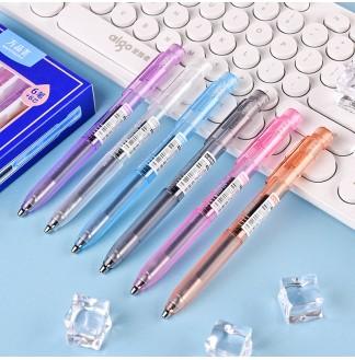 万品荟冰感太空舱大容量CS珠头0.5按压中性笔