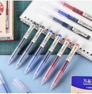 万品荟刷题利器大容量直液式0.5走珠笔