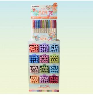 柔韵笔国韵色12色架装