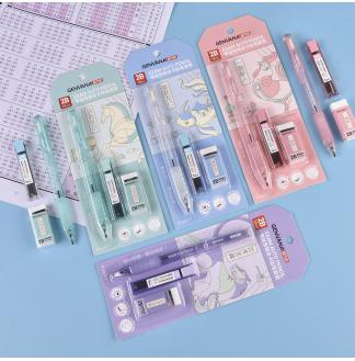 魁星点斗2B考试涂卡铅笔3件套装