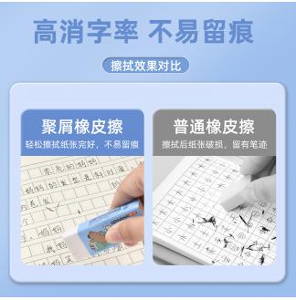 聚屑不留痕擦干净动物图大橡皮擦
