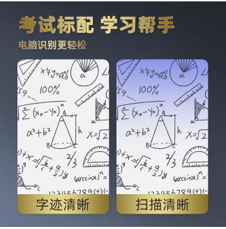 万品荟A8三角杆正姿0.7按压中油笔