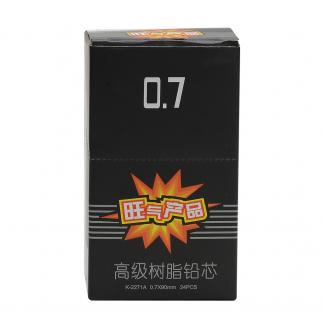 树脂方瓶简0.7/0.5*90mm2B铅芯盒