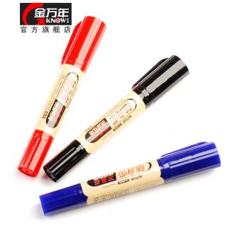 随身带不易丢货流专用双头记号笔