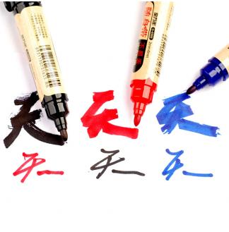 随身带不易丢货流专用双头记号笔