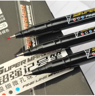 极细划单头微孔笔头记号笔