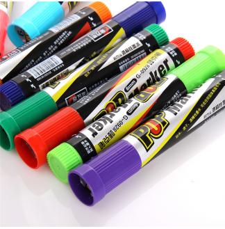 6mm斜方头盒装唛克笔