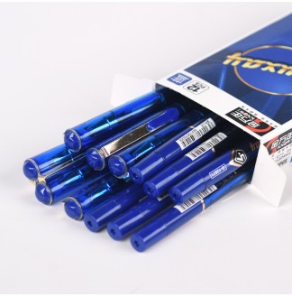 亮金透明色金夹0.5全针管配RS06芯拔帽中性笔