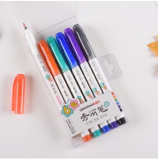 手帐书法绘画6色套装软头秀丽笔(G-0989T)