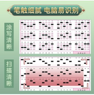 魁星点斗2B考试涂卡铅笔3件套装